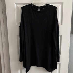 Style & Co. Black Long Sleeve Top